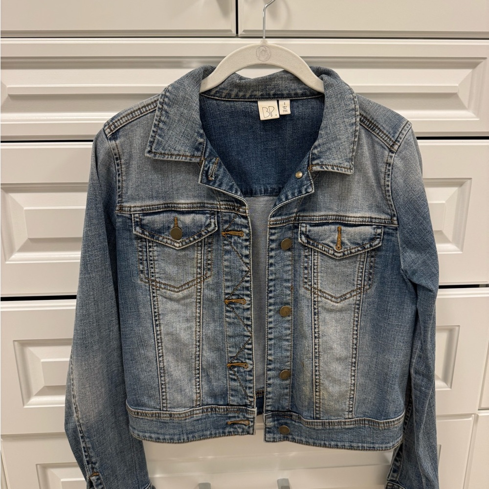 BP Blue Denim Cropped Jeans Jacket